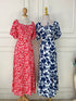 Women Spring Cotton Floral Dresses